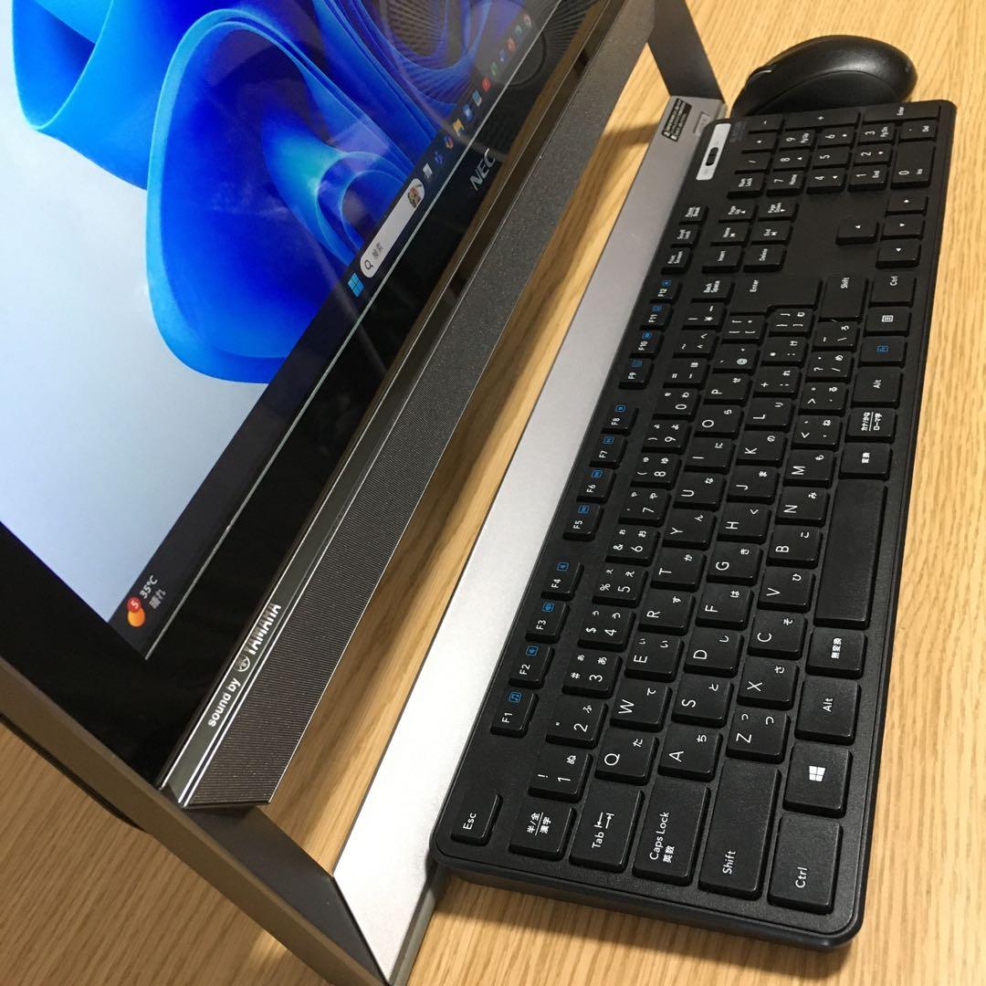 NEC 地デジ 一体型 デスクトップ 21.5'モニター i5 8G ブルーレイ