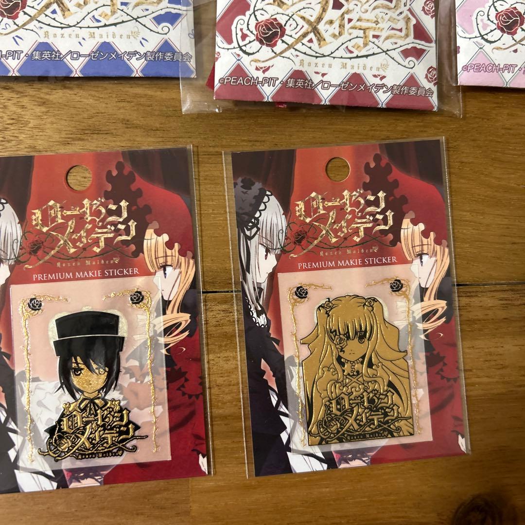ローゼンメイデン メタルアートしおり イメージサシェ 蒔絵シール ステッカー