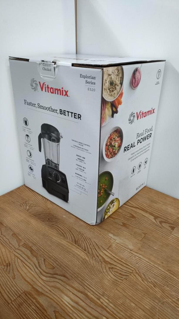 【美品】バイタミックス E520　ホワイト　保証書あり　1614