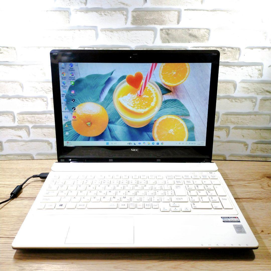 初心者向け☆NECノートパソコンWindows11 Webカメラ DVD付き