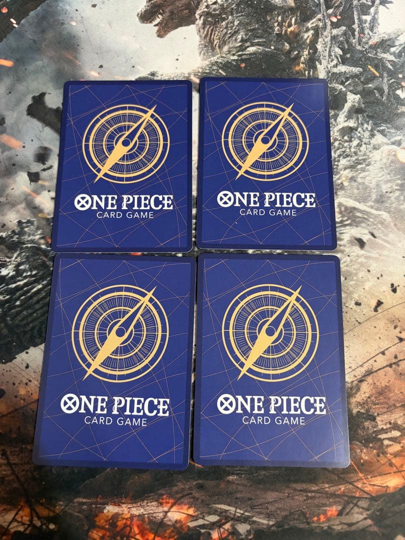 ワンピースカード ルフィ ジャンプ付録 プロモ p-033 4枚