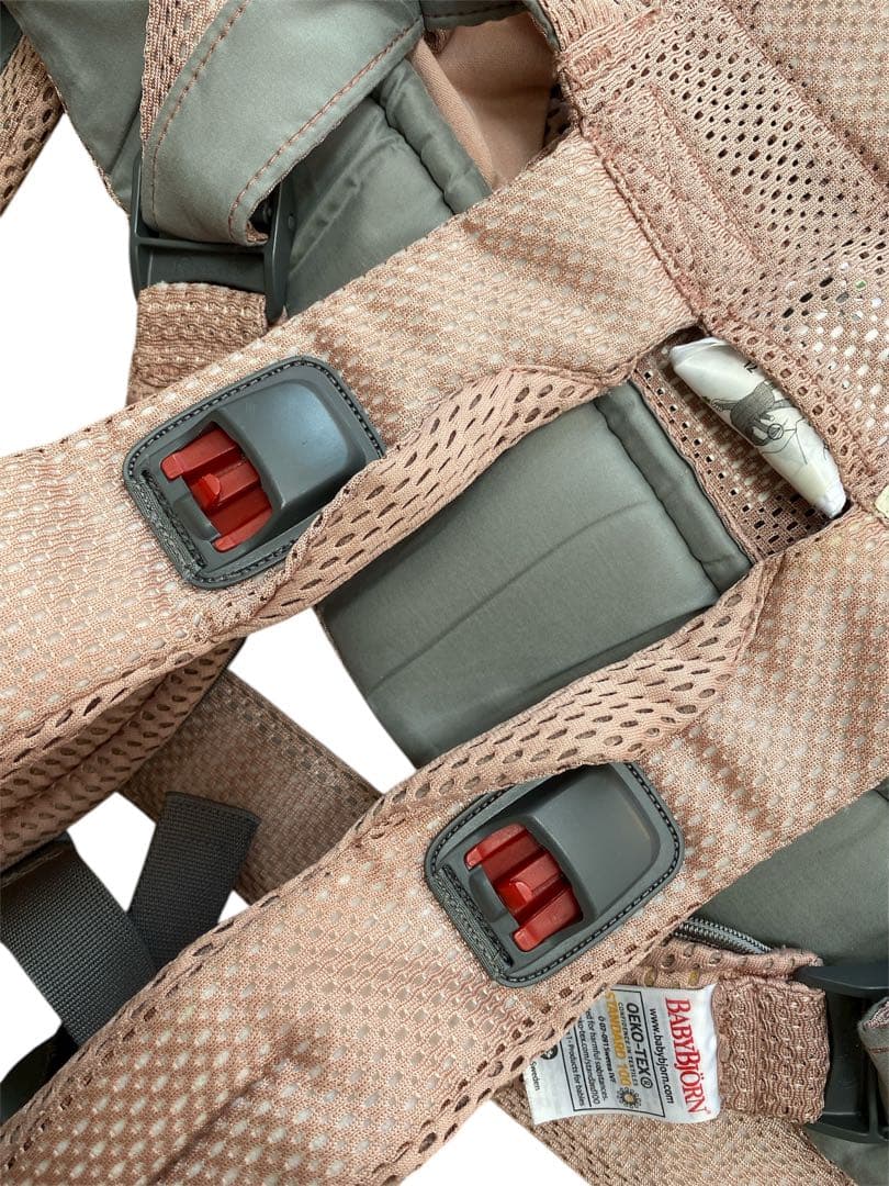 美品 BabyBjorn ベビービョルン ベビーキャリア ハーモニー ピンク