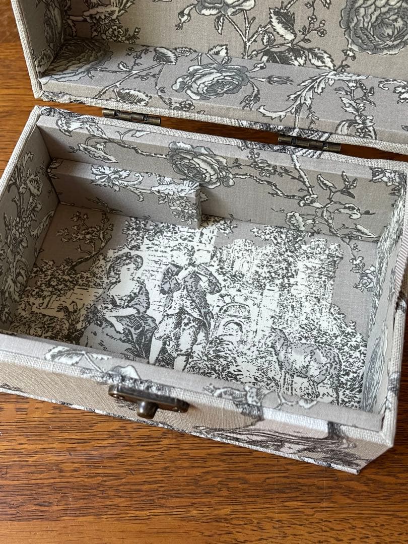 FUKUSUKEです　カルトナージュミニ裁縫箱