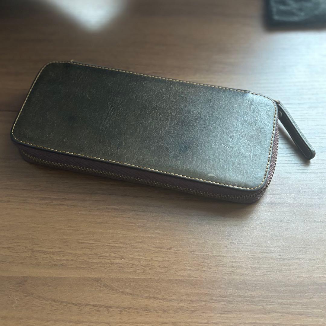 ※最終値下げ バハギア ラウンドジップペンケース プエブロ オリーバ