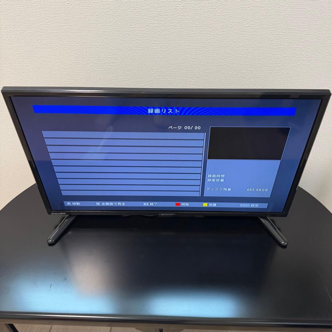 nexxion24型テレビ2019年製HDD500GB内蔵　FT-A2408HB