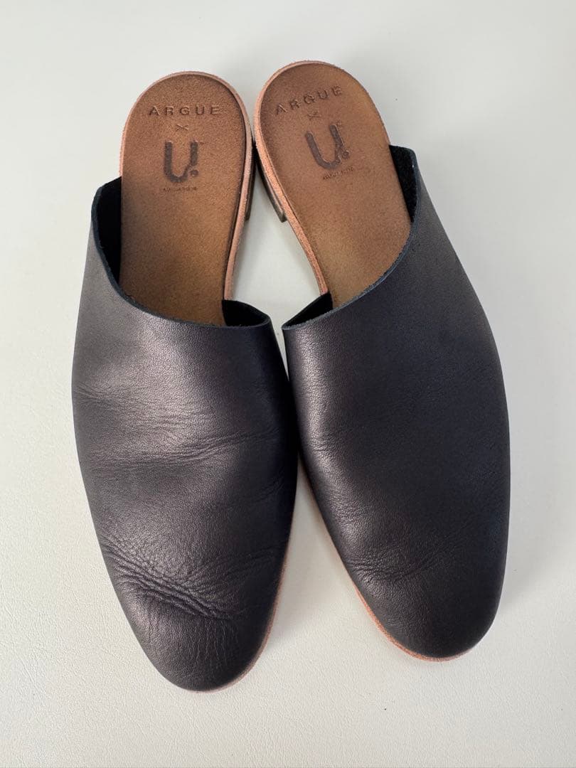 【argue×U-DOT】ミュール　シューズ　25cm
