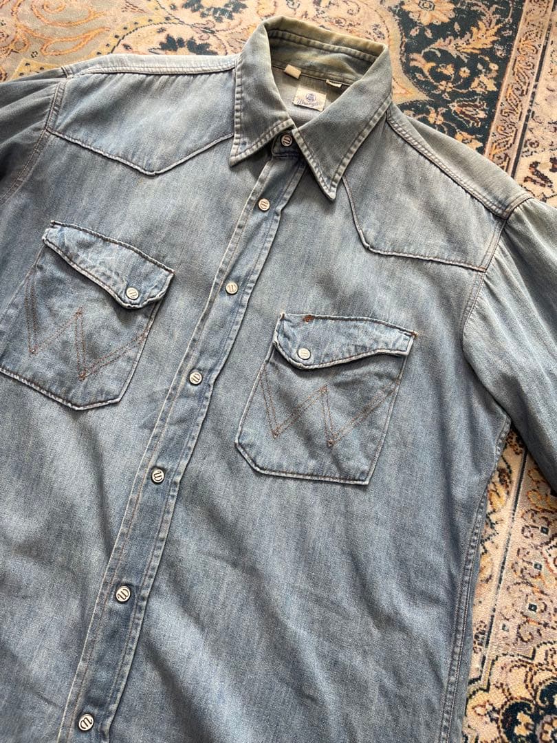 90年代　50年代復刻　27mw vintage Wrangler フルスナップ