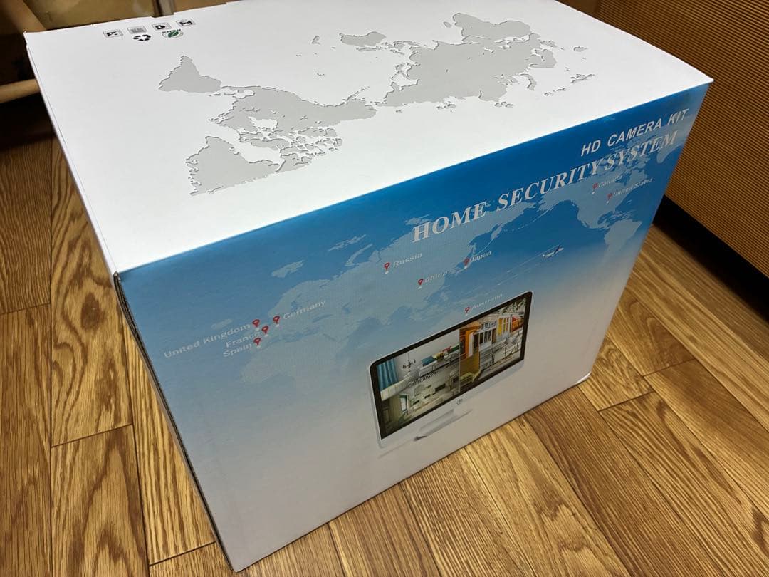 ANRAN 15インチモニター無線WiFi防犯カメラキット 4台セット