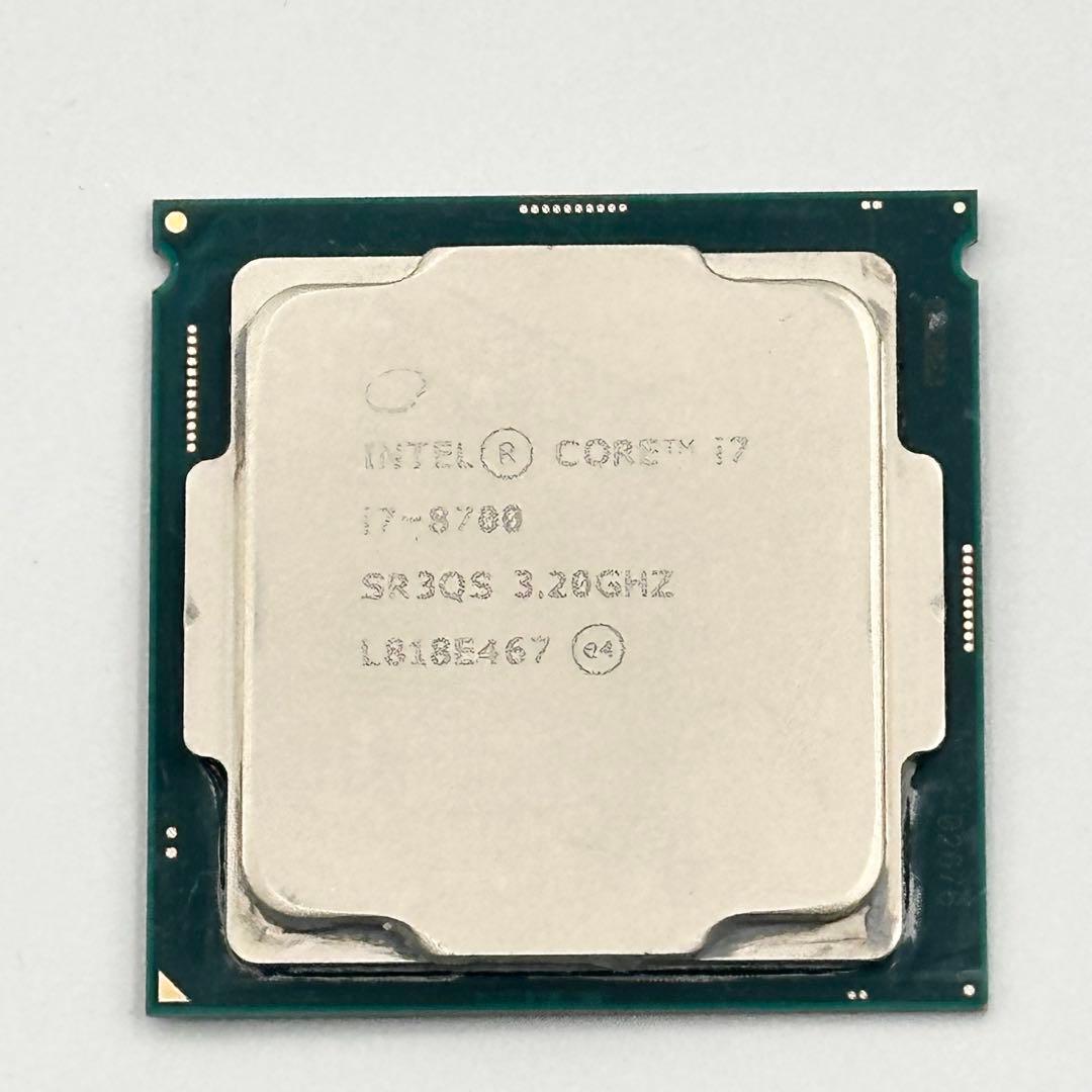 Core i7 Intel i7-8700 3.20GHz CPU インテル