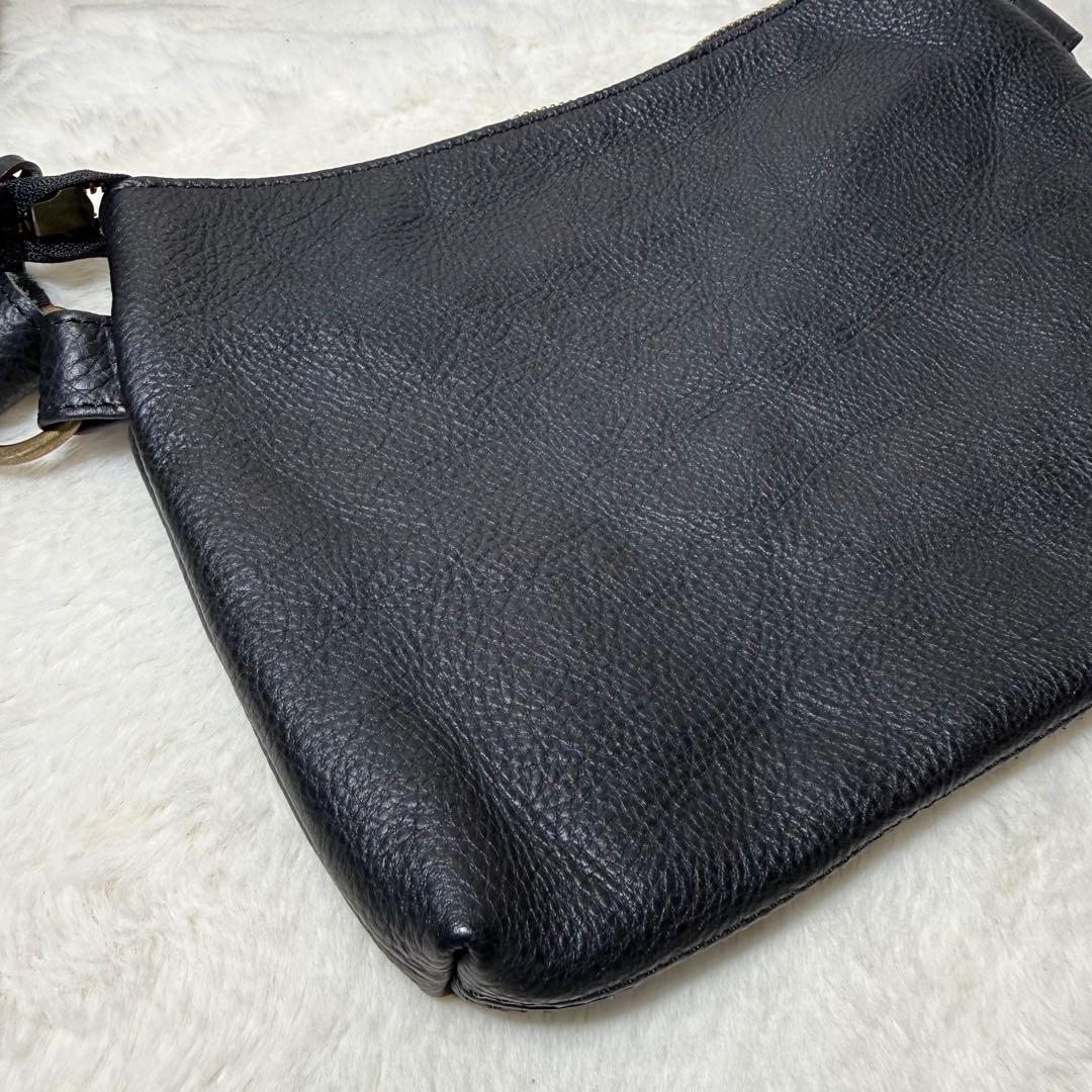 Japan Made屋　姫路レザー　ボディバッグ　ブラック　 黒　タクゾー