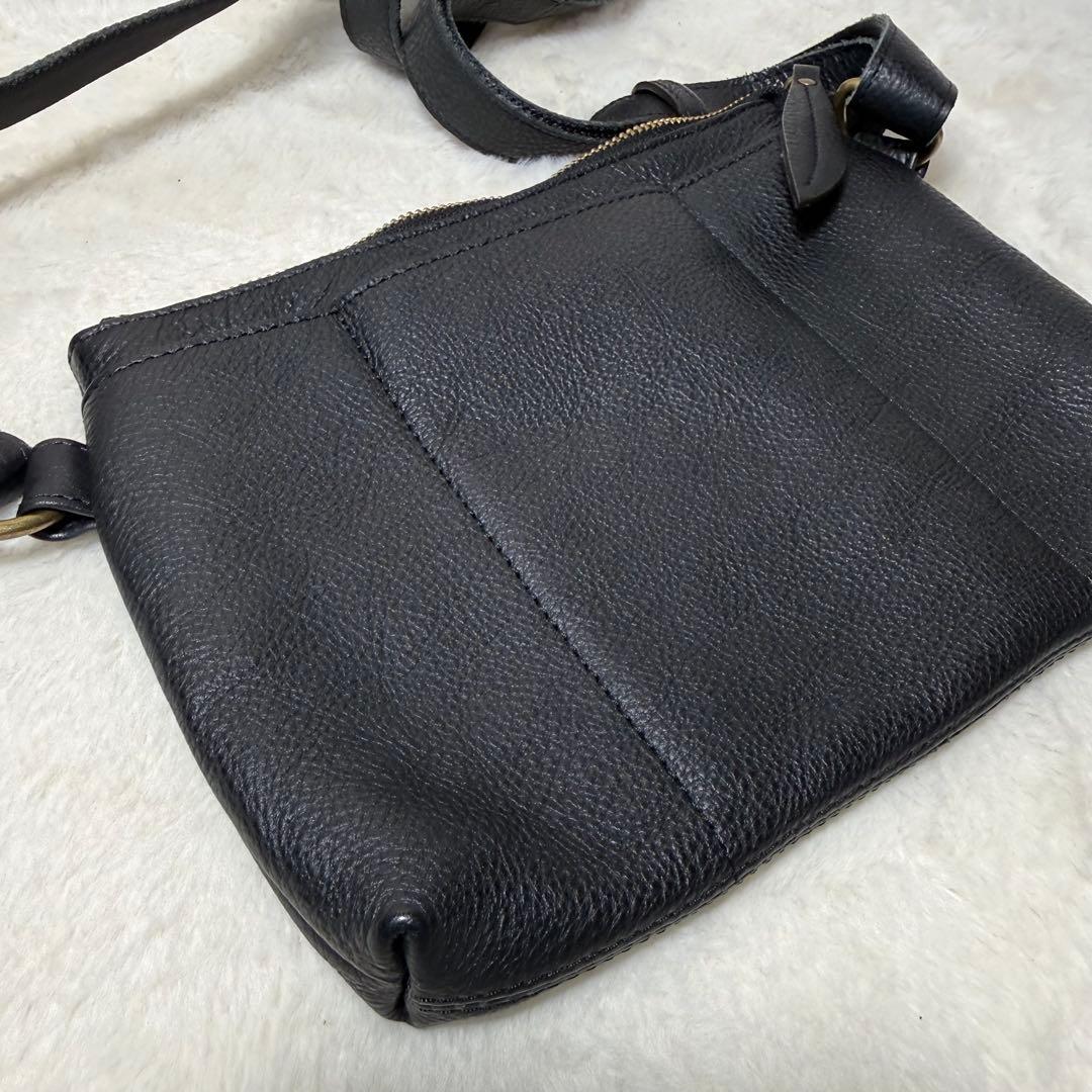 Japan Made屋　姫路レザー　ボディバッグ　ブラック　 黒　タクゾー