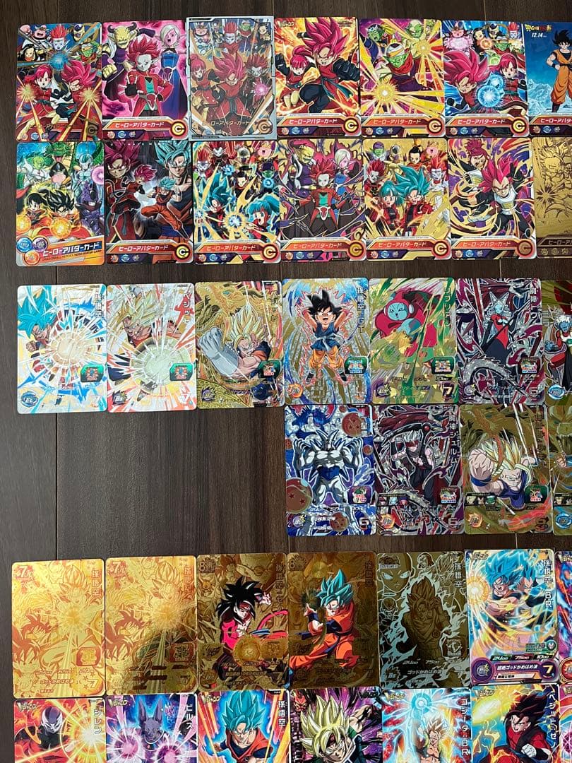 ドラゴンボールヒーローズカードCP約100枚Ｐ約240SR約130枚アバタ20枚