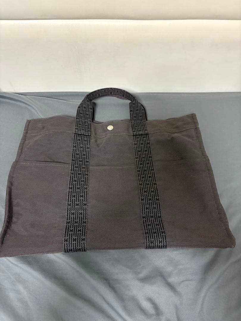 こ*ち様 エルメス エールラインMMトートバッグ　グレー＆ 茶色のセット