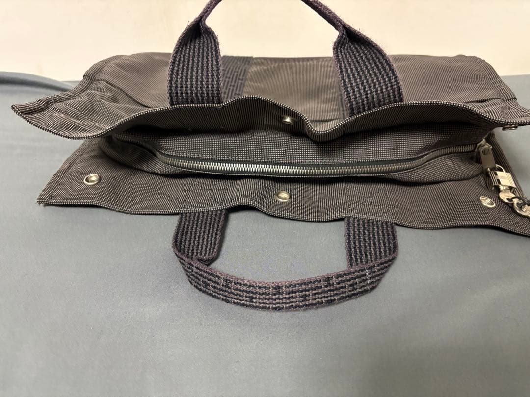 こ*ち様 エルメス エールラインMMトートバッグ　グレー＆ 茶色のセット