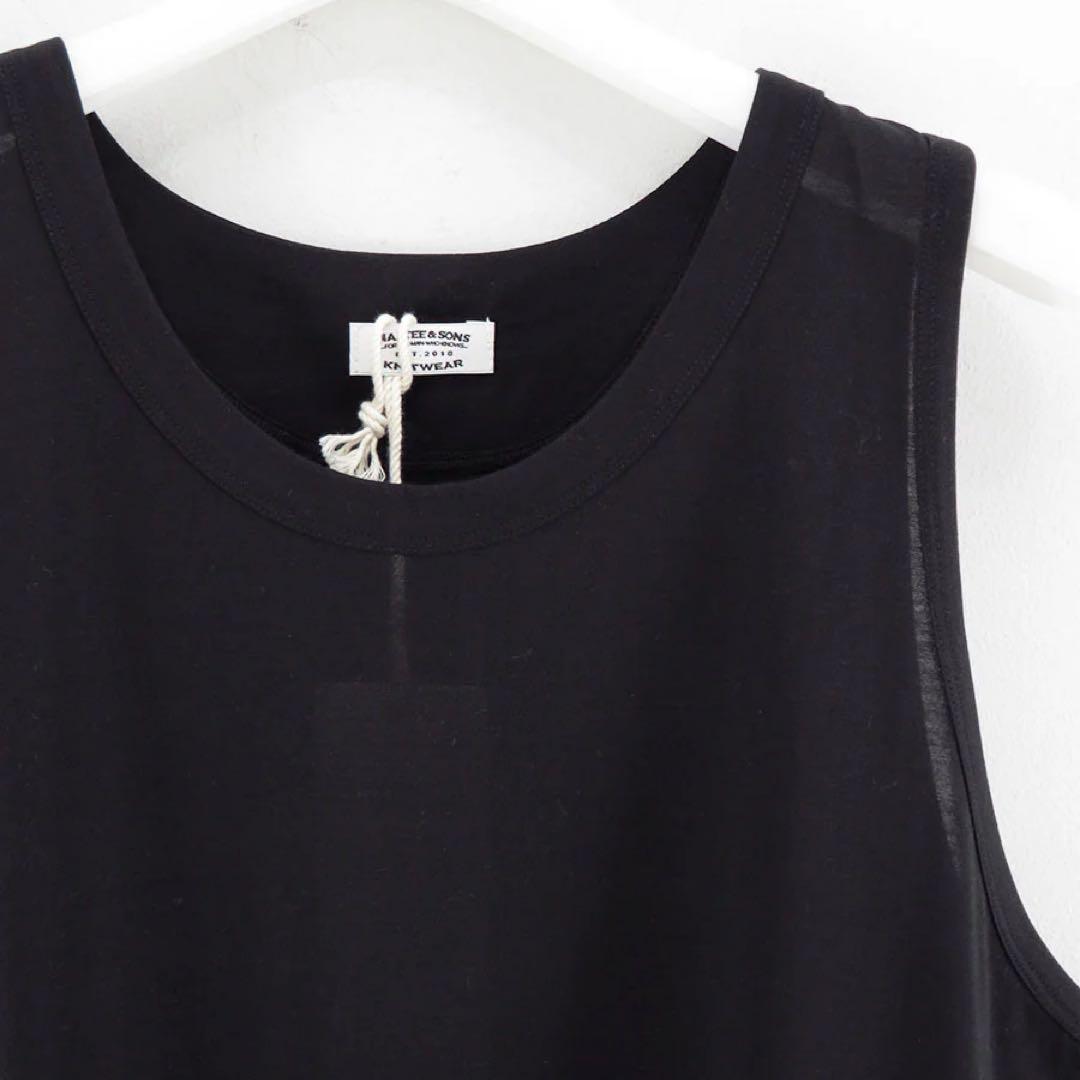 MAATEE&SONS 25SS SILK 天竺TANK TOP サイズ 3