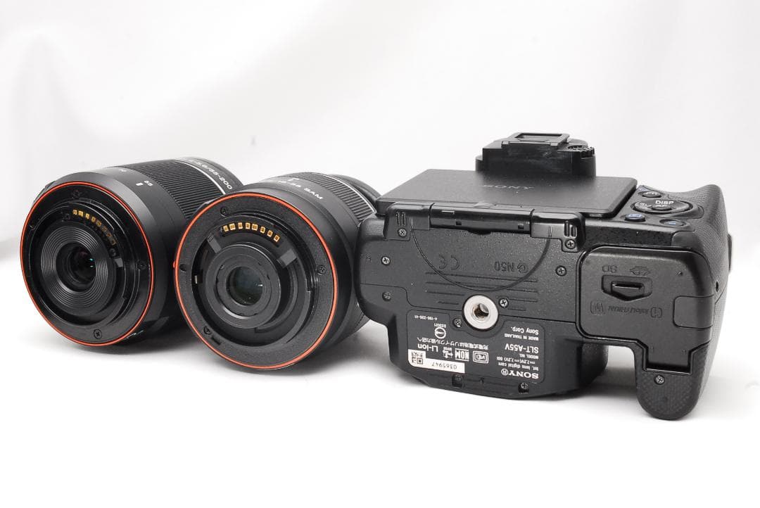✨️ SONY α55 ✨️ダブルレンズ✨️ 軽量コンパクト ソニー 一眼レフ