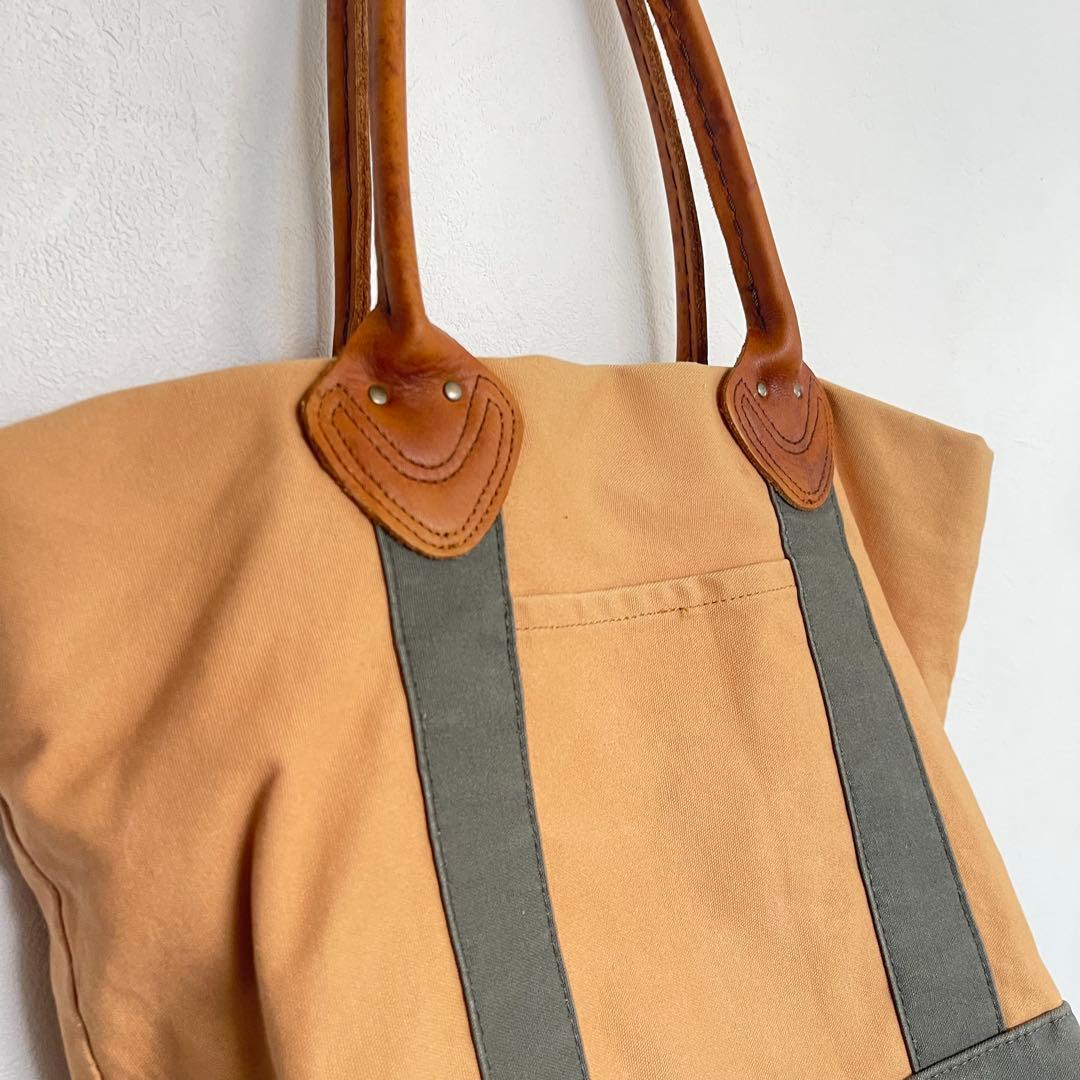 ヴィンテージ　L.L.Bean トートバッグ レザーハンドル