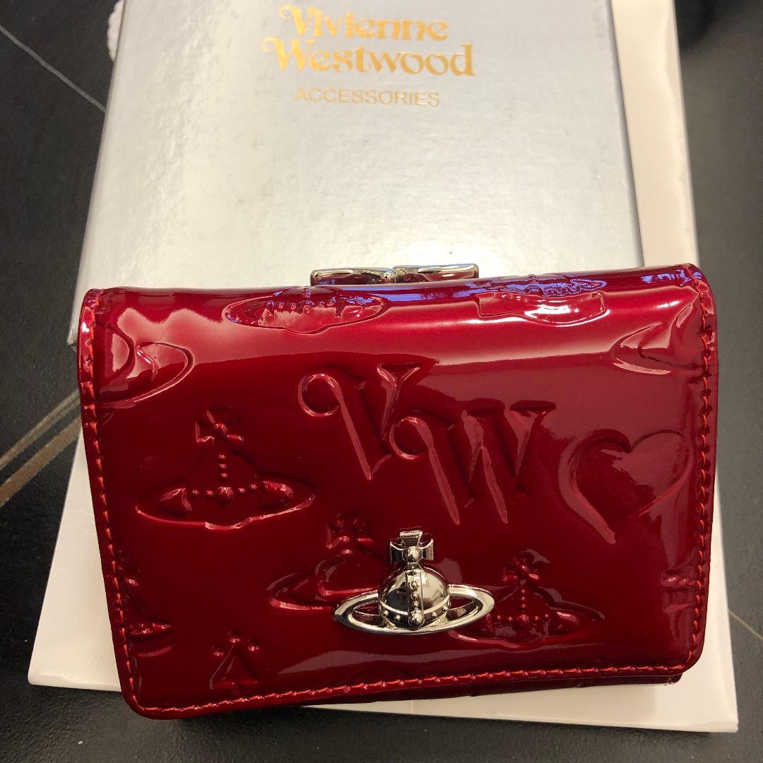 Vivienne Westwood 赤 三つ折り財布