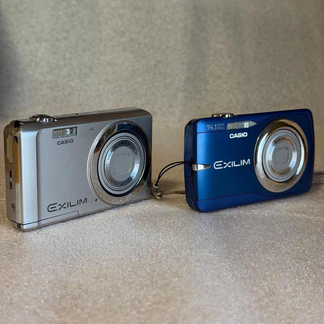 CASIO EXILIM 14.1MP コンパクトデジタルカメラ 2台セット