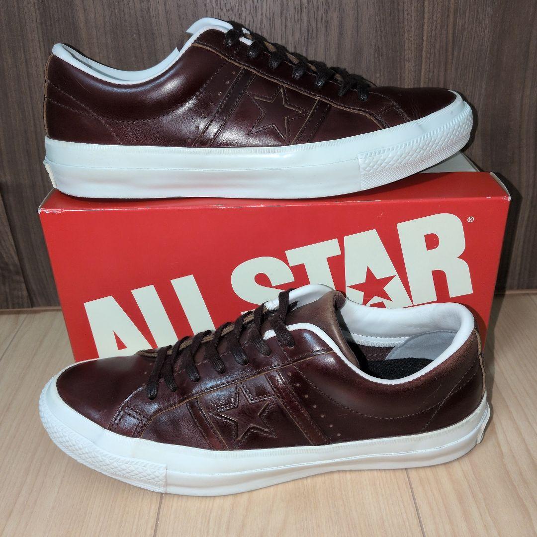 【US8】ジャックスター　レザー　バーガンディー　 ALL STAR　ワンスター