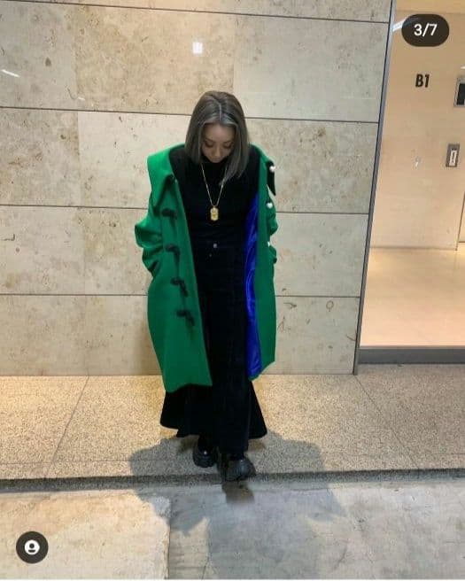 倖田來未着用パメオポーズダッフルコート