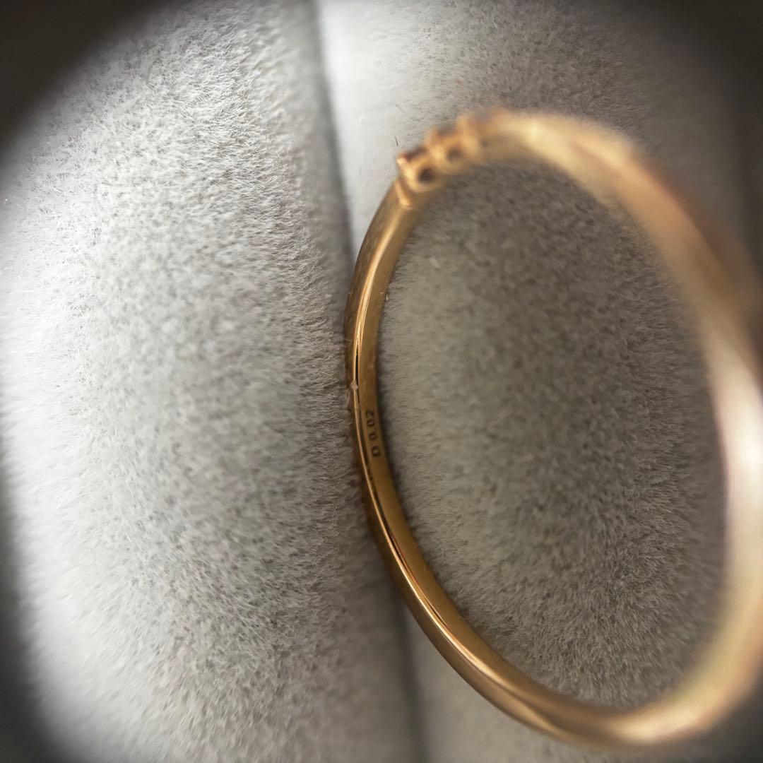 AHKAH アミュレットリング 18Kピンクゴールド ダイヤモンド　11号