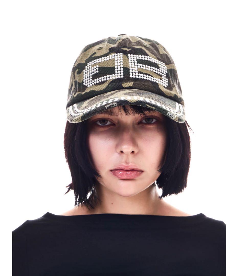 Beeden BD STUDS DAMAGE CAPカモ柄キャップ CAMO