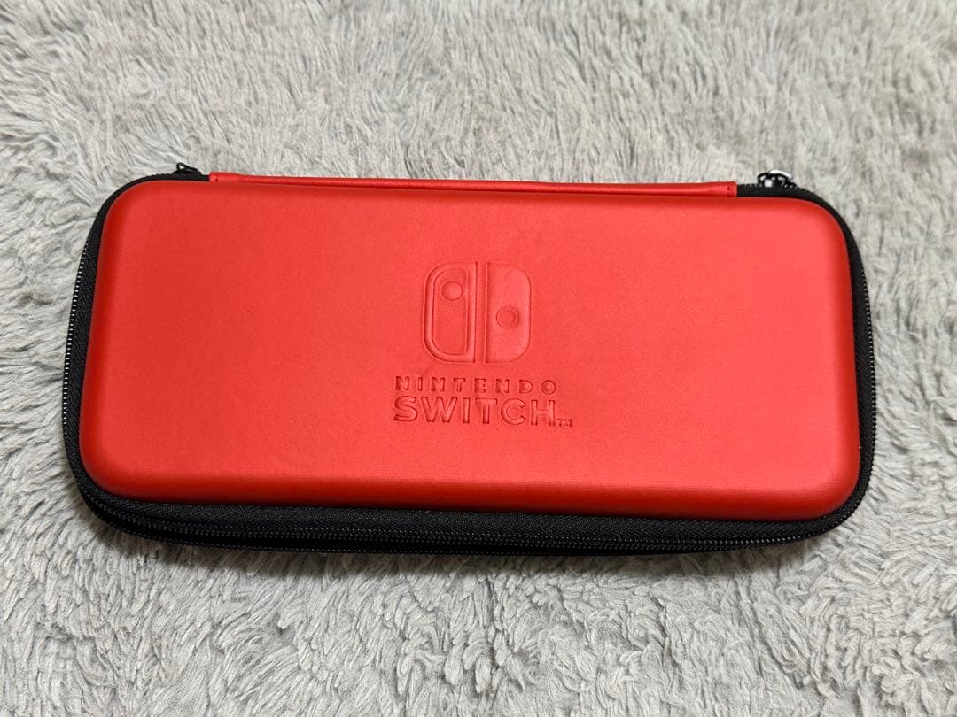 Nintendo Switch 本体 美品 ケース付　ネオンレッド/ネオンブルー
