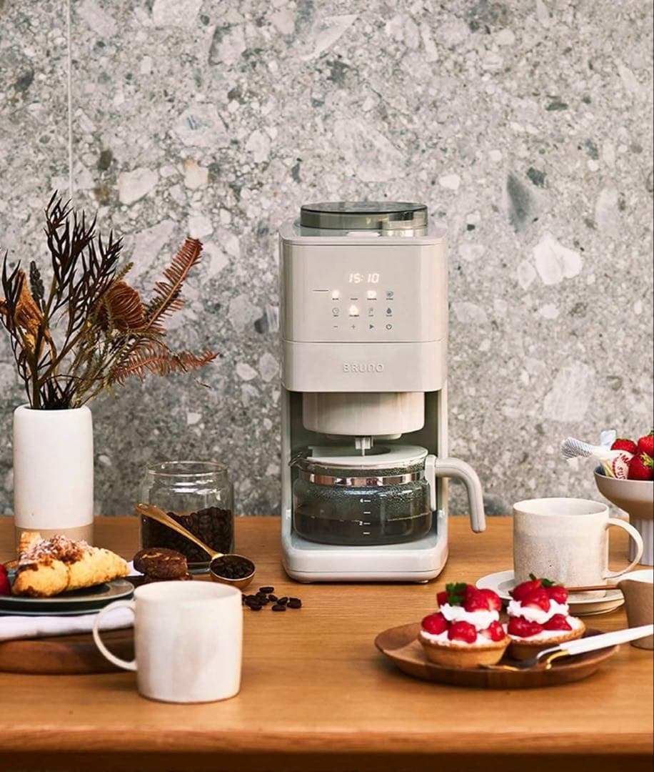 【新品】BRUNO 自動コーヒーメーカー グレージュ