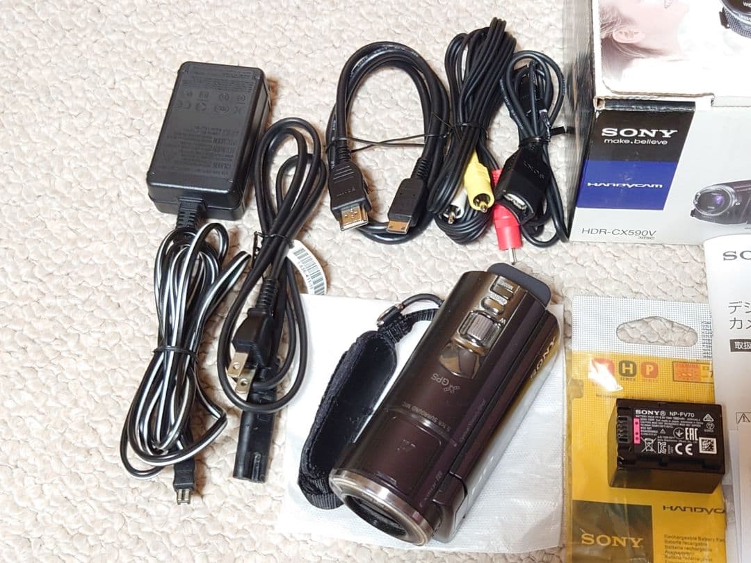 SONY HDR-CX590V ピデオカメラ