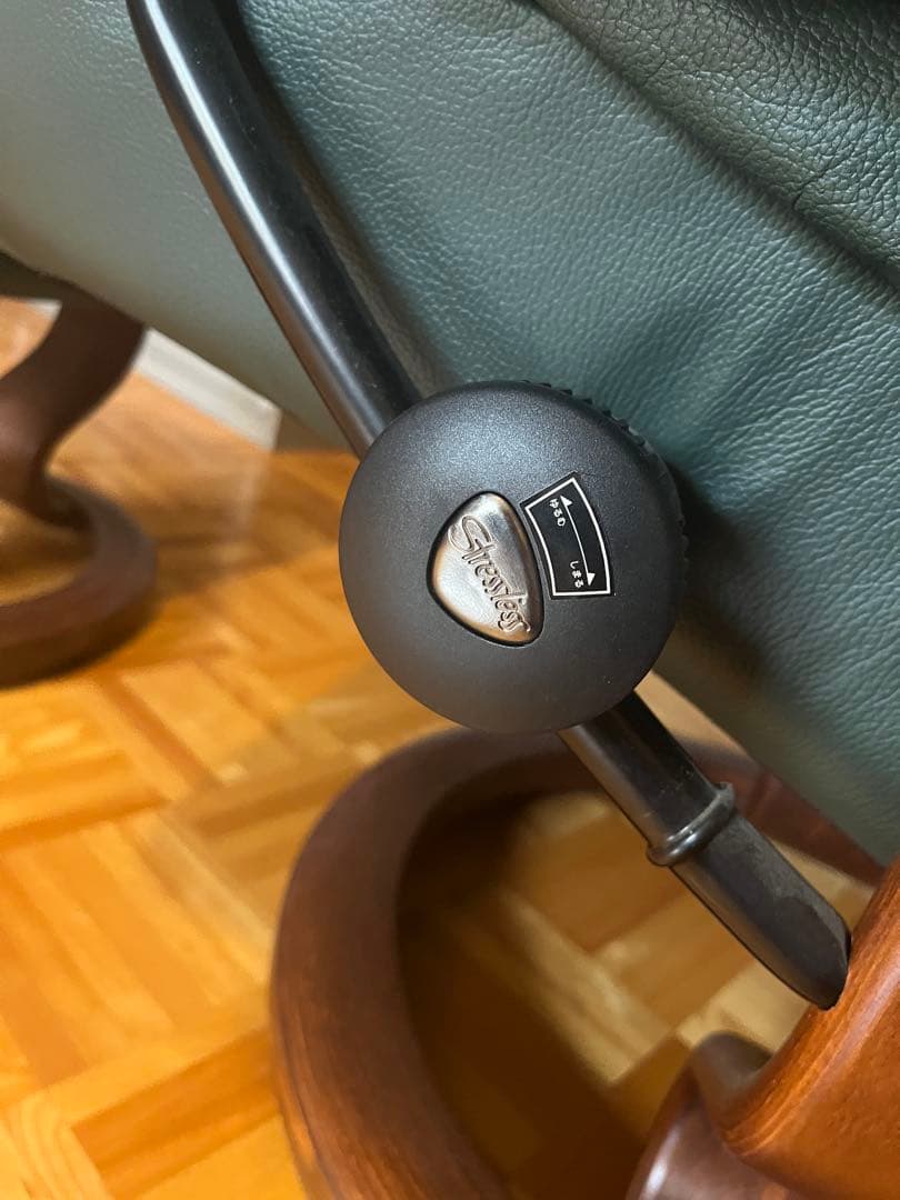 エコーネス　ストレスレスチェア＆オットマン・本革・EKORNES グリーン