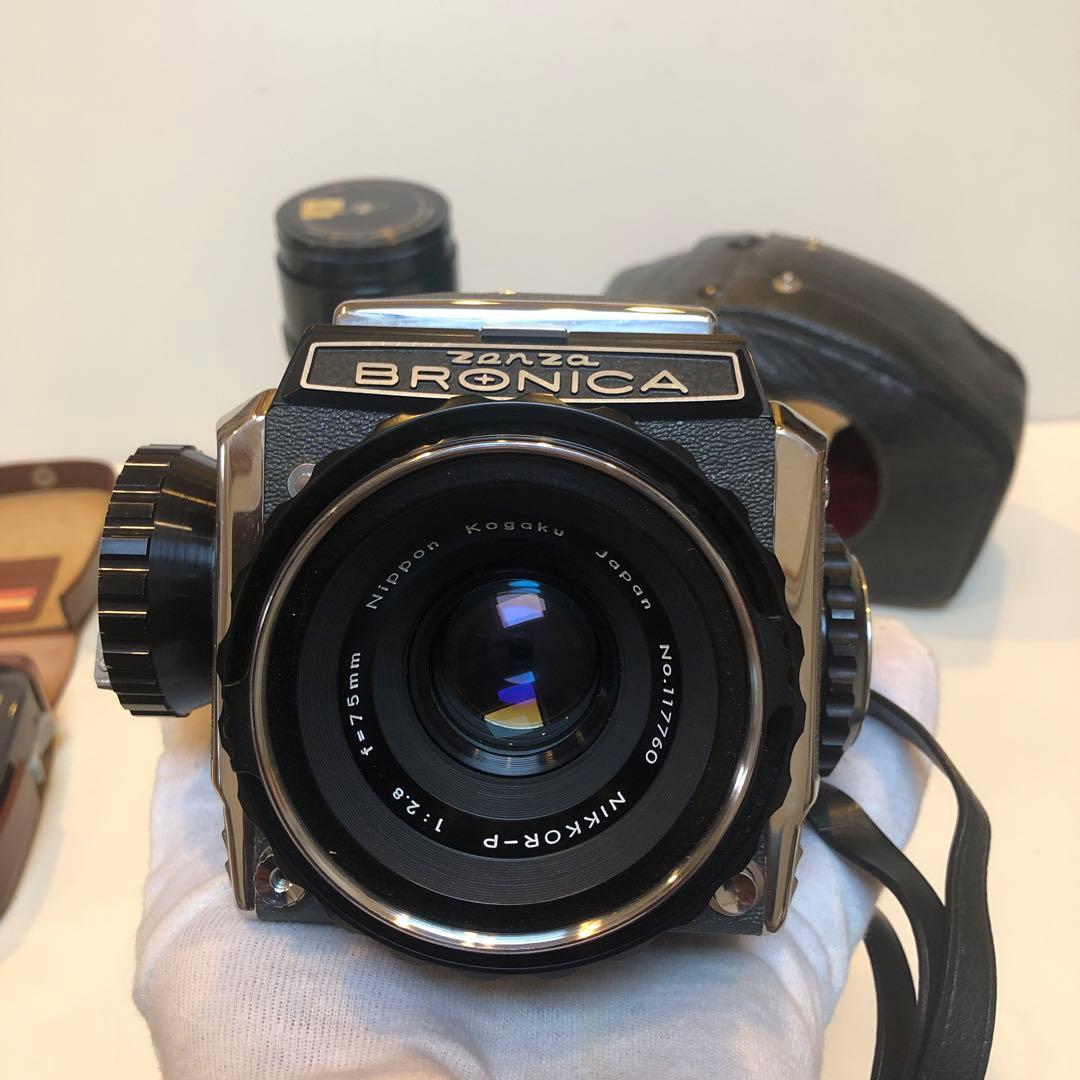 ブロニカ BRONICA S2 A 75mm F2.8&レンズ&露出計