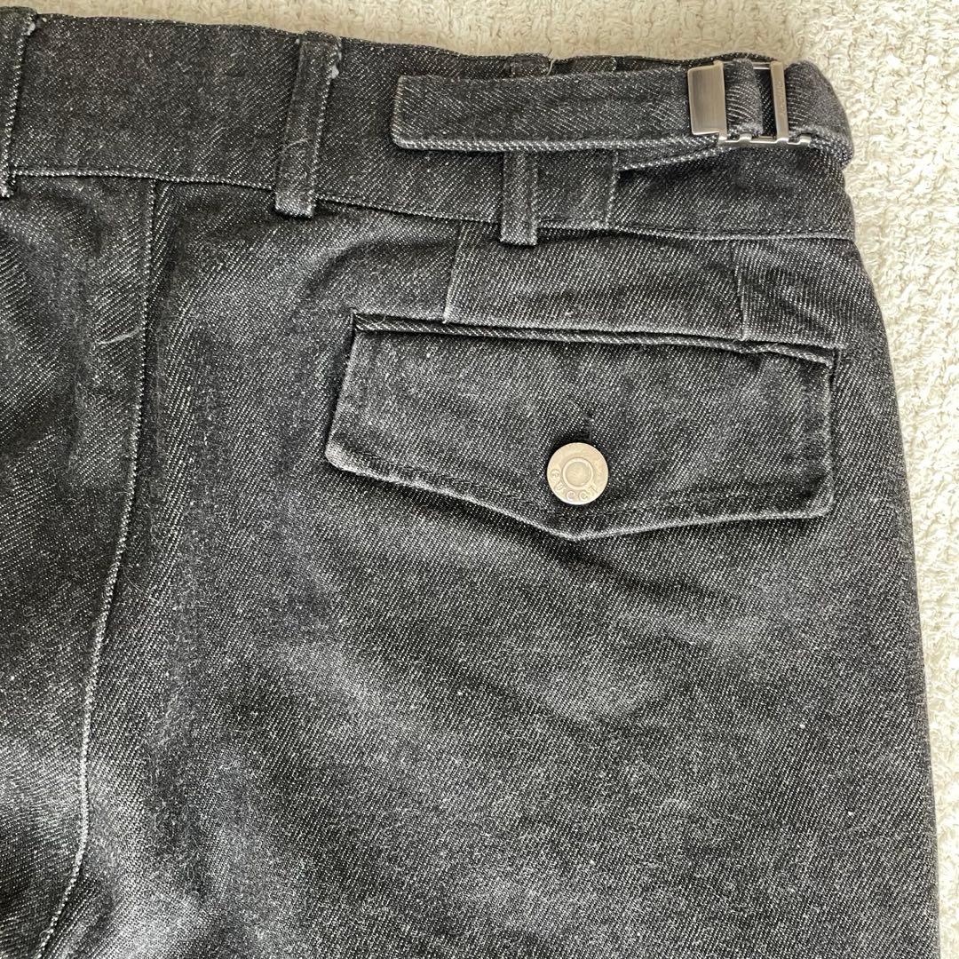 【専用】GUCCI デニムパンツ　ブラック　ストレート