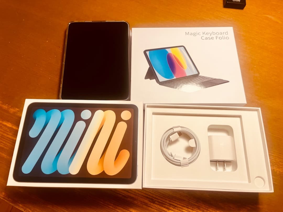 iPad mini A17 pro ブルー 本体 + MePadKey