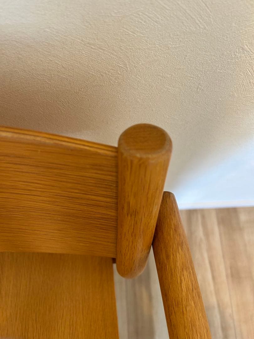 椅子　無印良品　ラウンジチェアー　木製アームチェア ナチュラルウッド　1脚