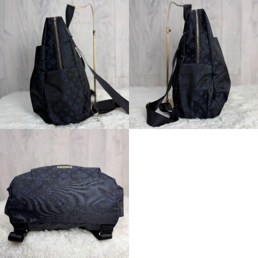 美品♡A4可♡russet ラシット ロゴ モノグラム 2wayバッグ リュック