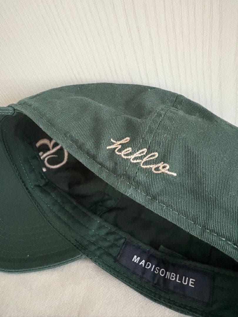MADISONBLUE マディソンブルー　キャップ　グリーン