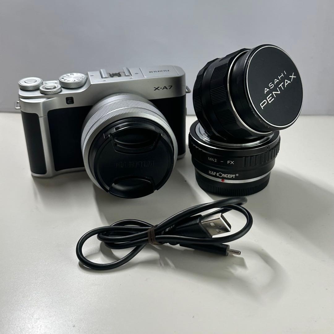【概要欄要確認】fujifilm x-a7 ミラーレス一眼　中古品
