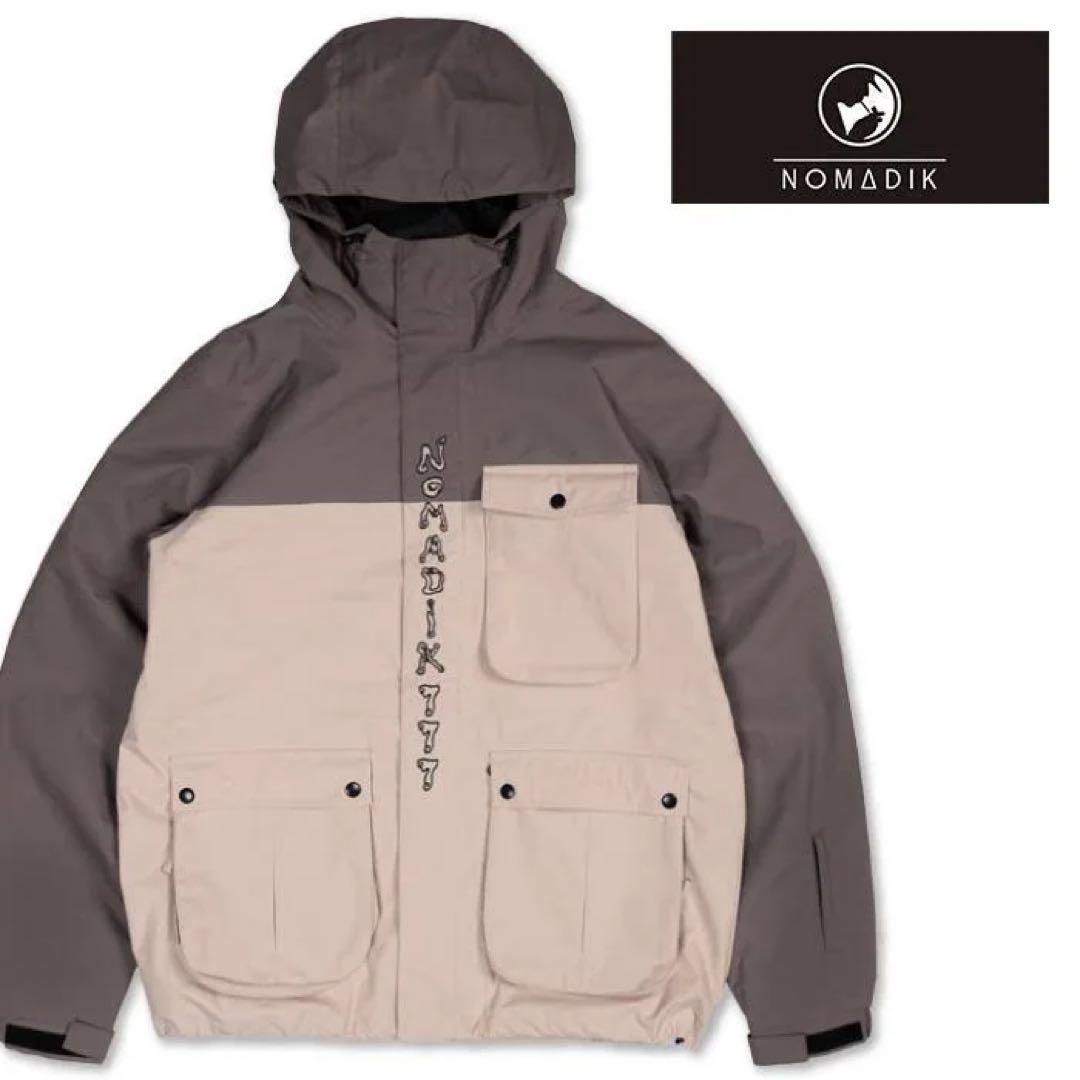 スノーボード NOMADIK 777 JACKET GrayBeige M KAZU24-25