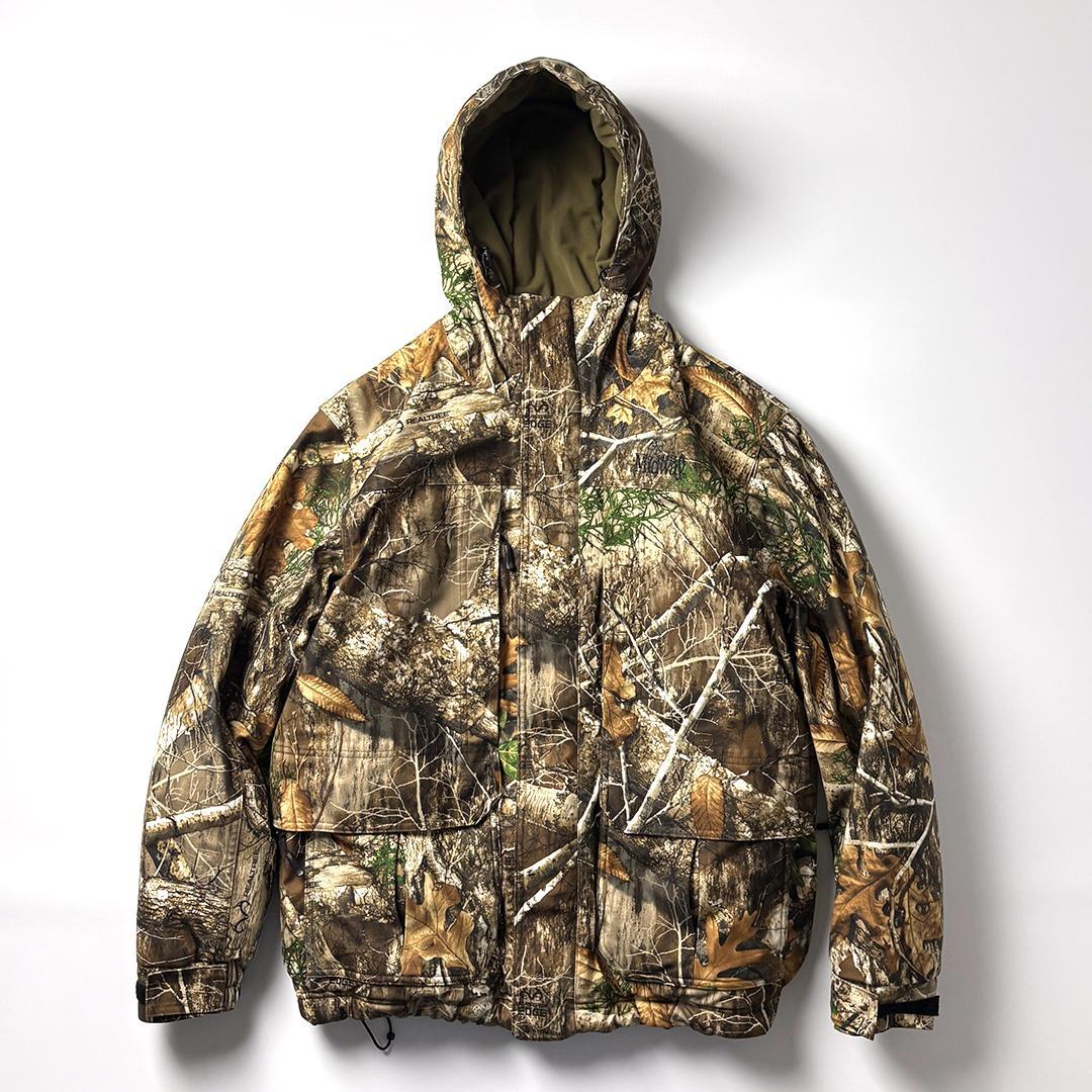 リアルツリー マウンテンパーカー M プリマロフト ドローコード 防水