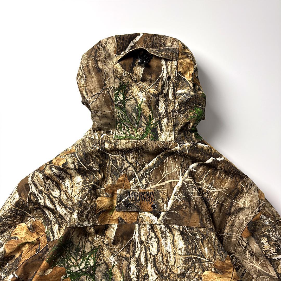 リアルツリー マウンテンパーカー M プリマロフト ドローコード 防水