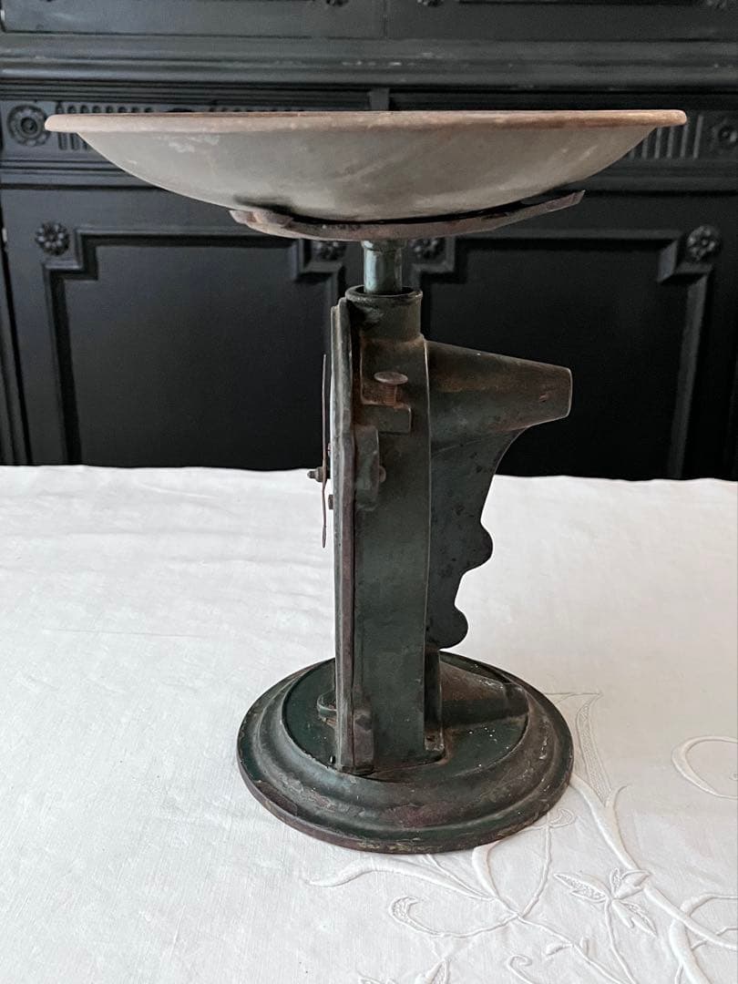 【美品】フランスアンティーク 鋳物製のスケール