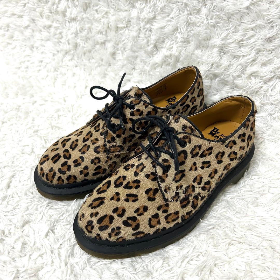 極美品✨　ドクターマーチン×ビームス　シューズ　レオパード　ハラコ　36