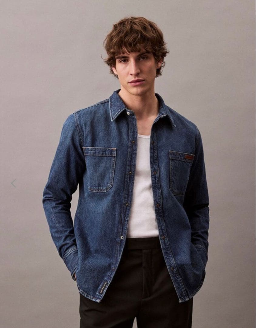  プレミアム デニム　デニムシャツ