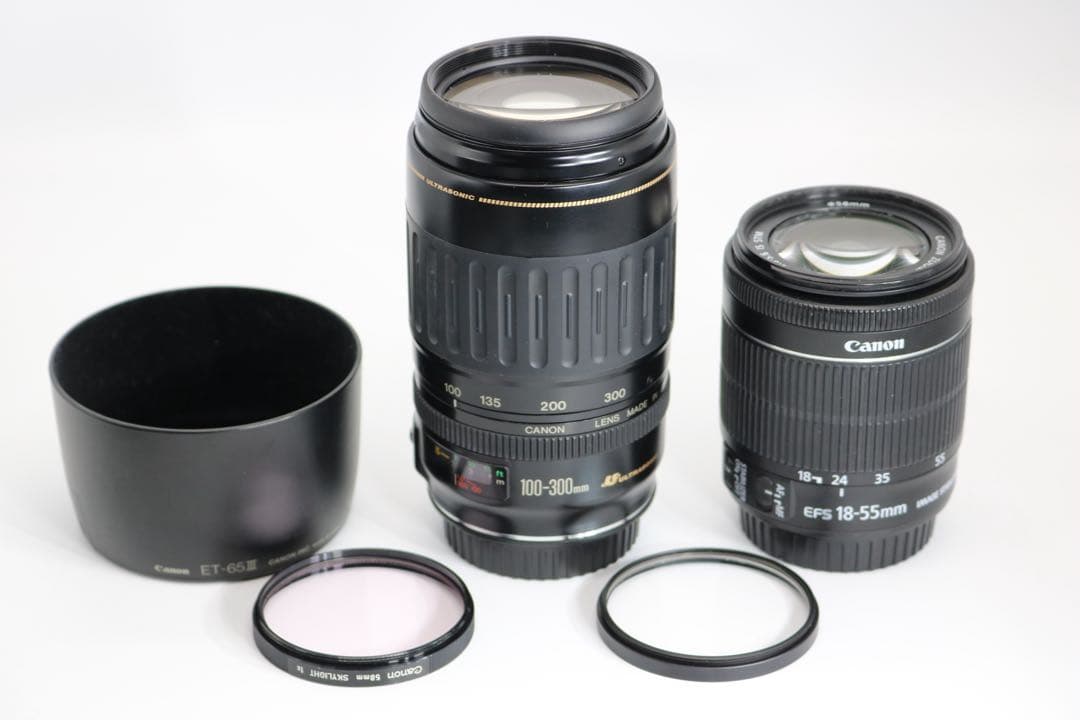 ボディ新品級 【Canon EOS Kiss X8i ダブルレンズセット】