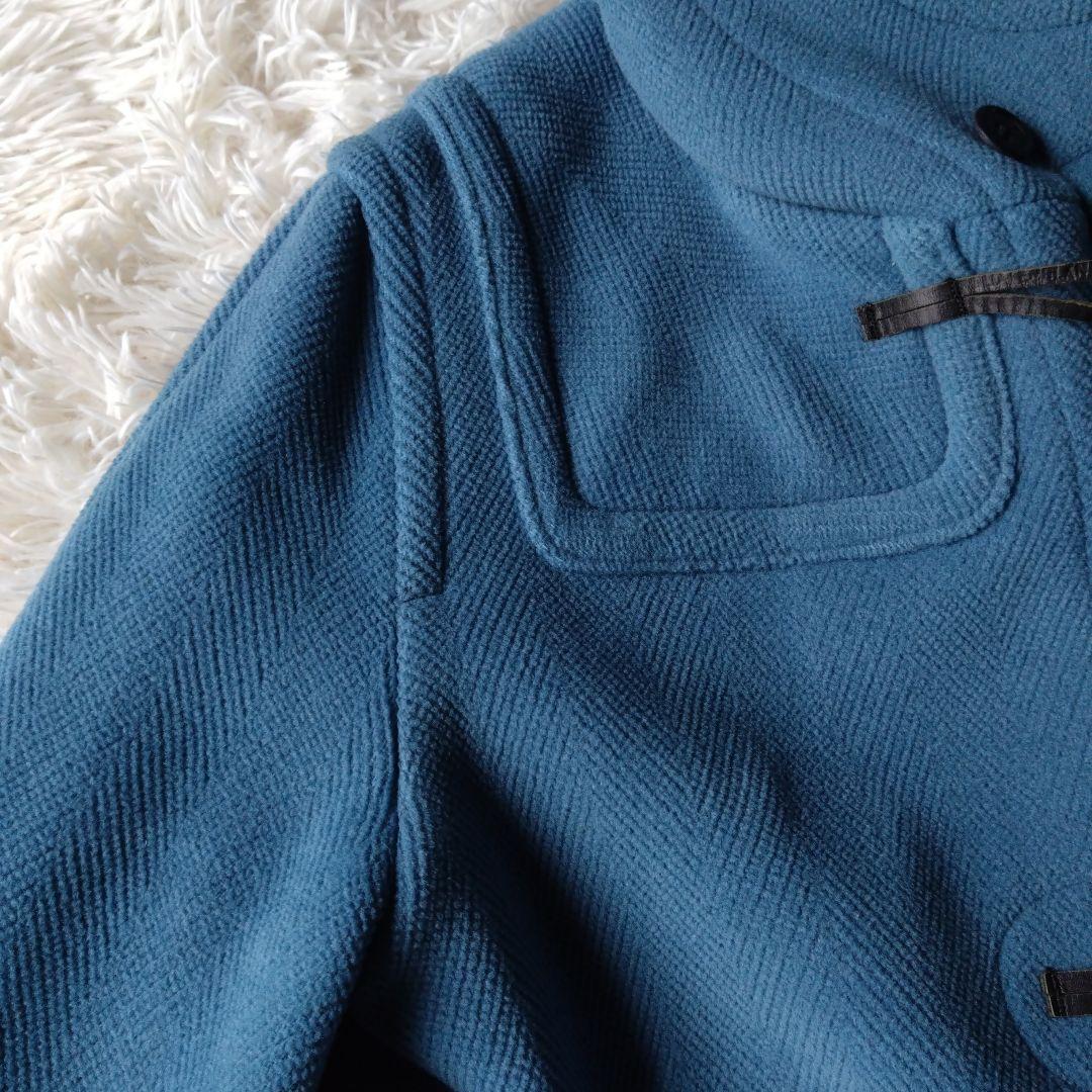 【希少】オールドイングランド ダッフルコート ヘリンボーン ロング丈 ブルー