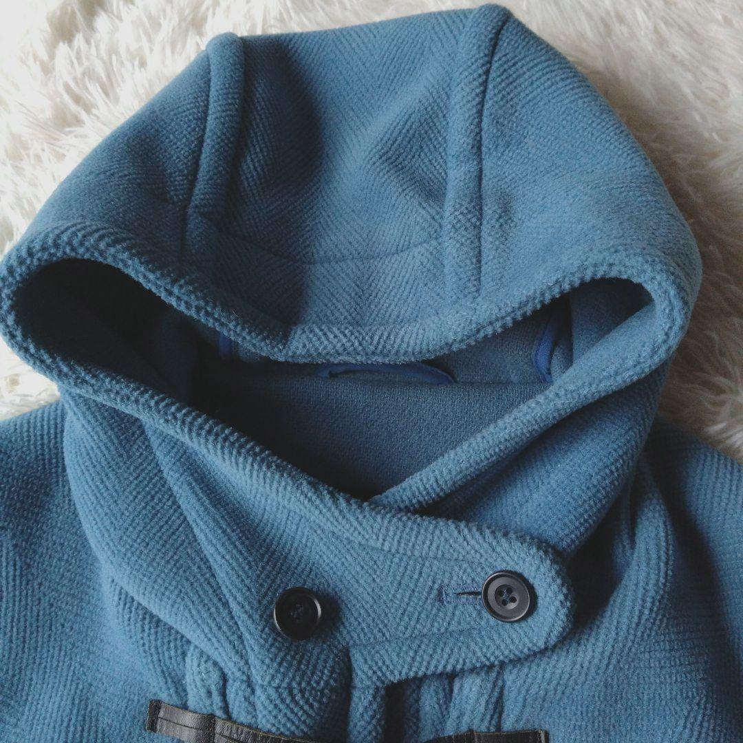 【希少】オールドイングランド ダッフルコート ヘリンボーン ロング丈 ブルー