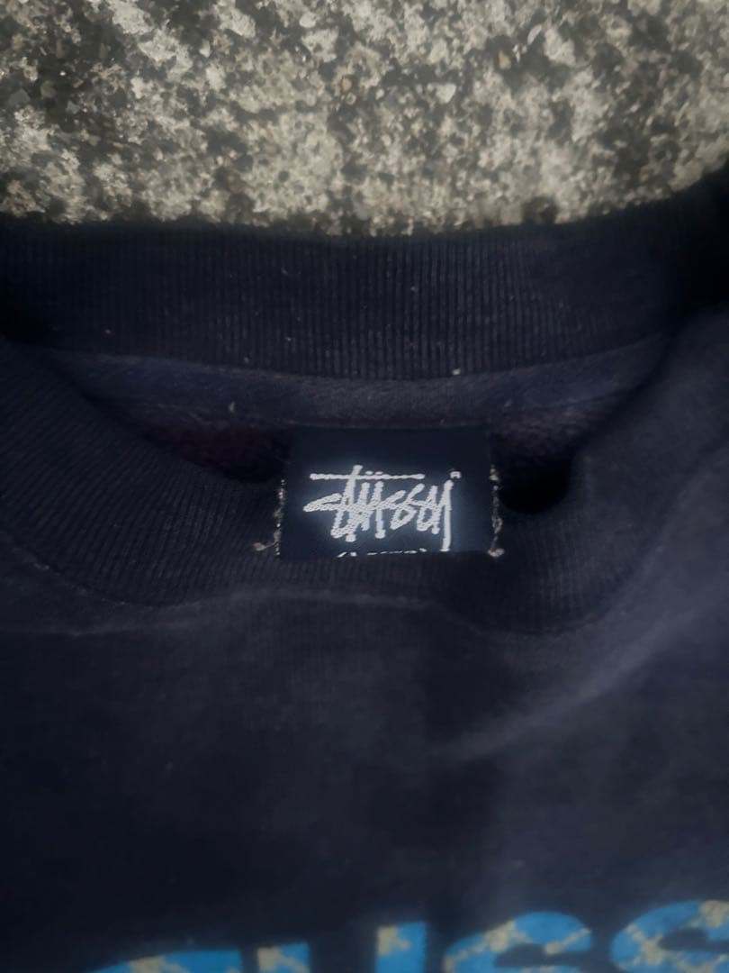 old stussy N゜4 スウェット 紺タグ 2日間限定‼️セール‼️