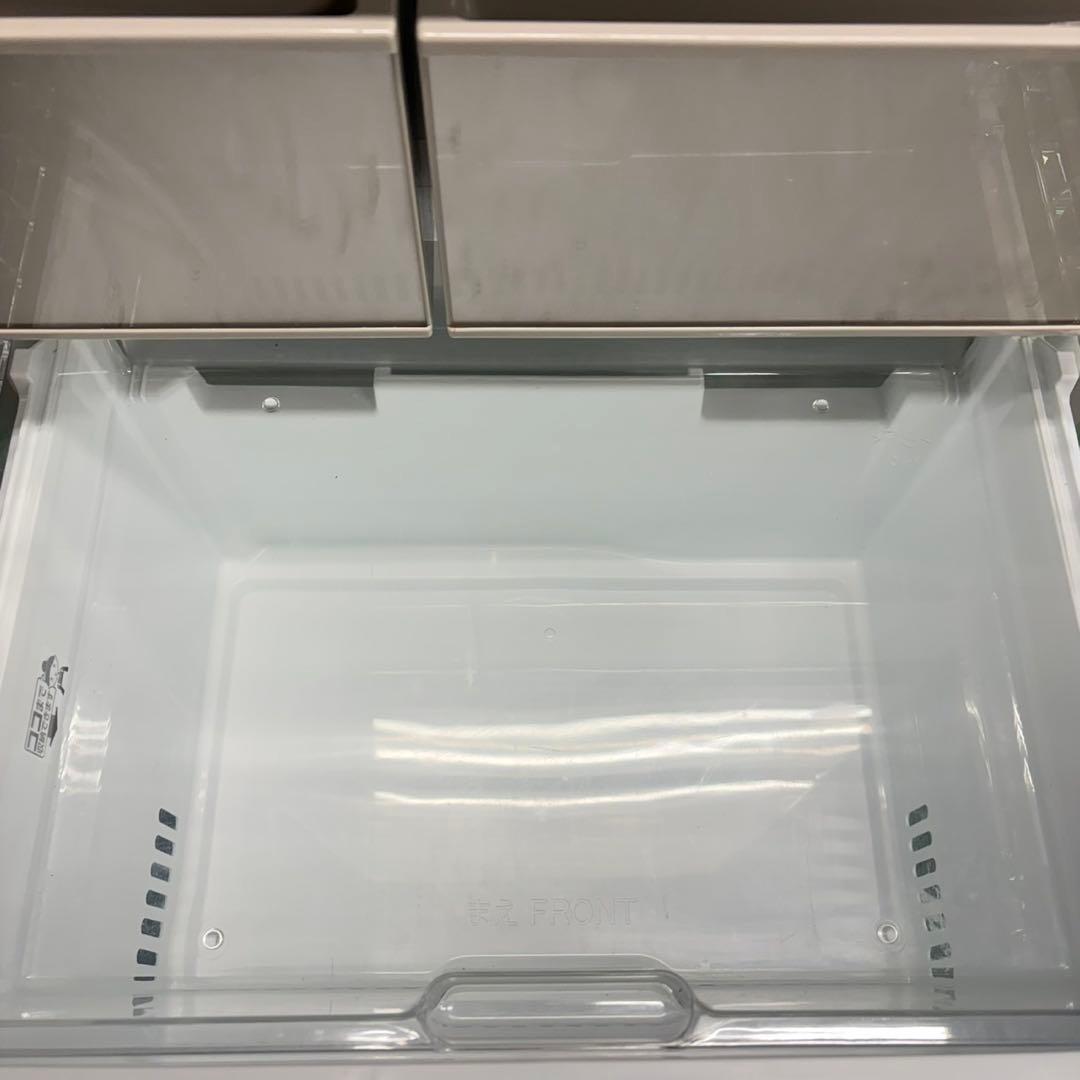 717 鏡面　冷蔵庫　大型　5ドア　左開き　美品　自動製氷機付　400L強 保証