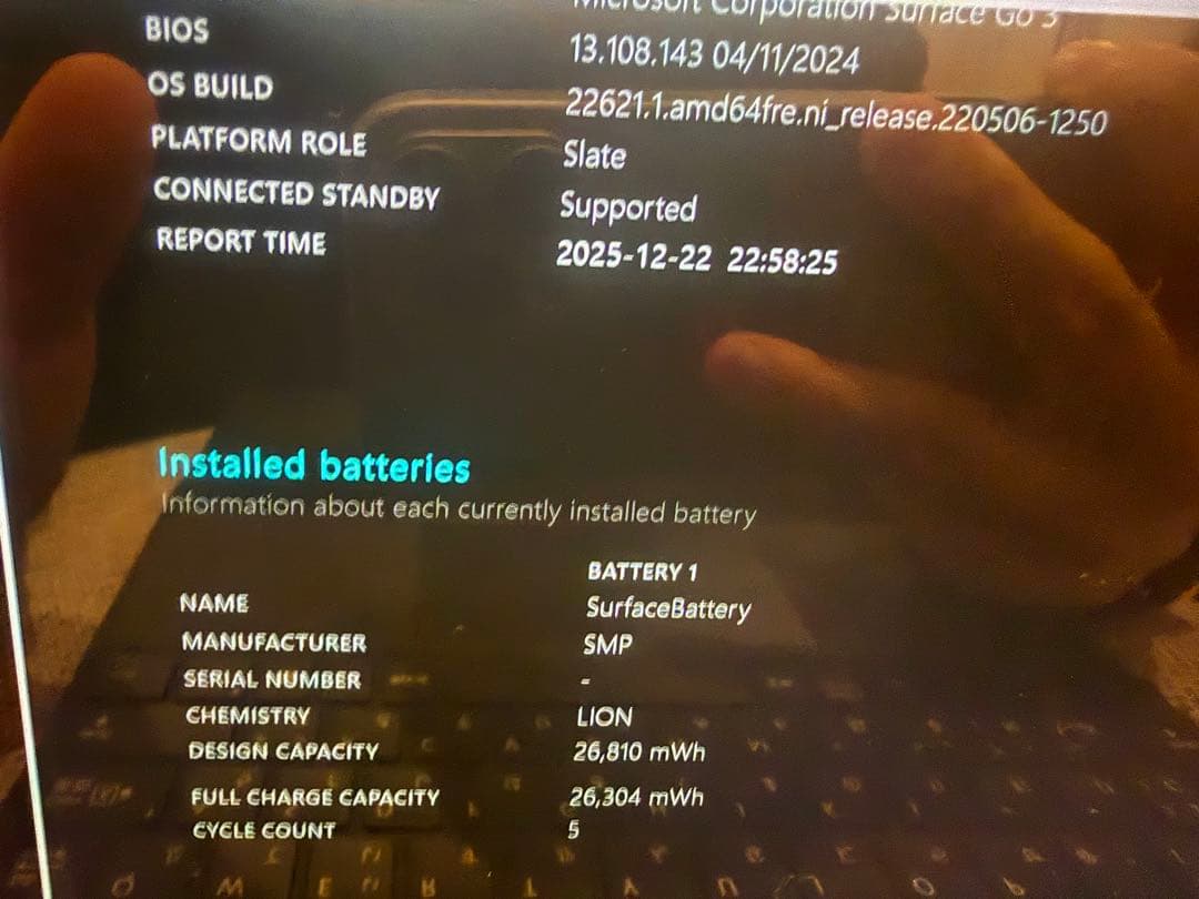 Windowsタブレット本体 Microsoft surface Go3